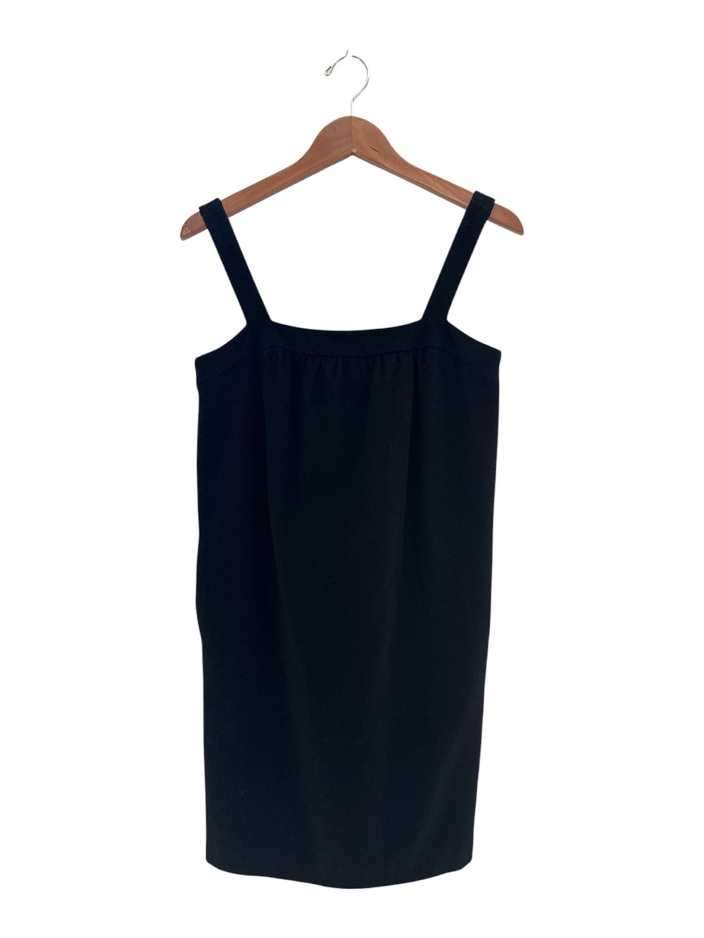 J. CREW Cameron Black Wool Cashmere Sleeveless Mini Shift Sack Dress